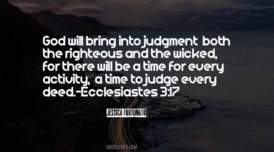 Quotes About Judgment In The Bible #336256