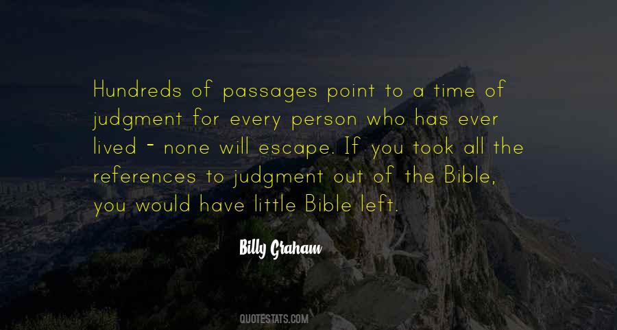 Quotes About Judgment In The Bible #688225