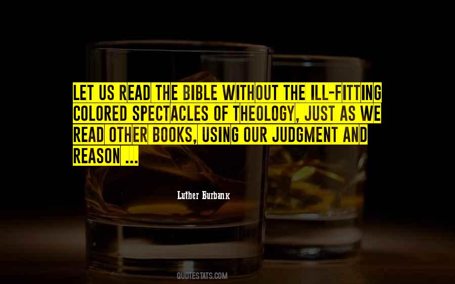 Quotes About Judgment In The Bible #780979