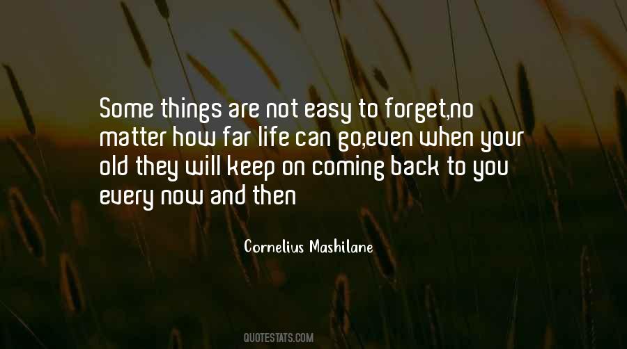 Quotes About Old Things Coming Back #1379163