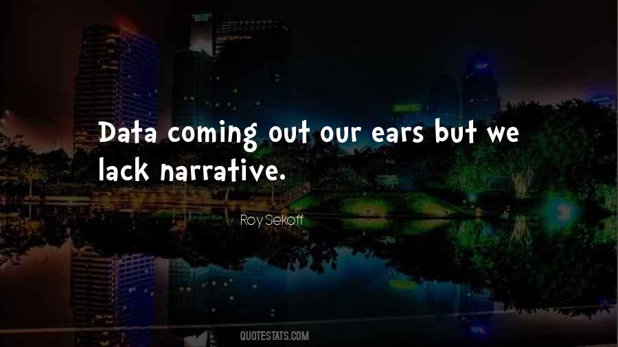 Quotes About Narrative #1781404
