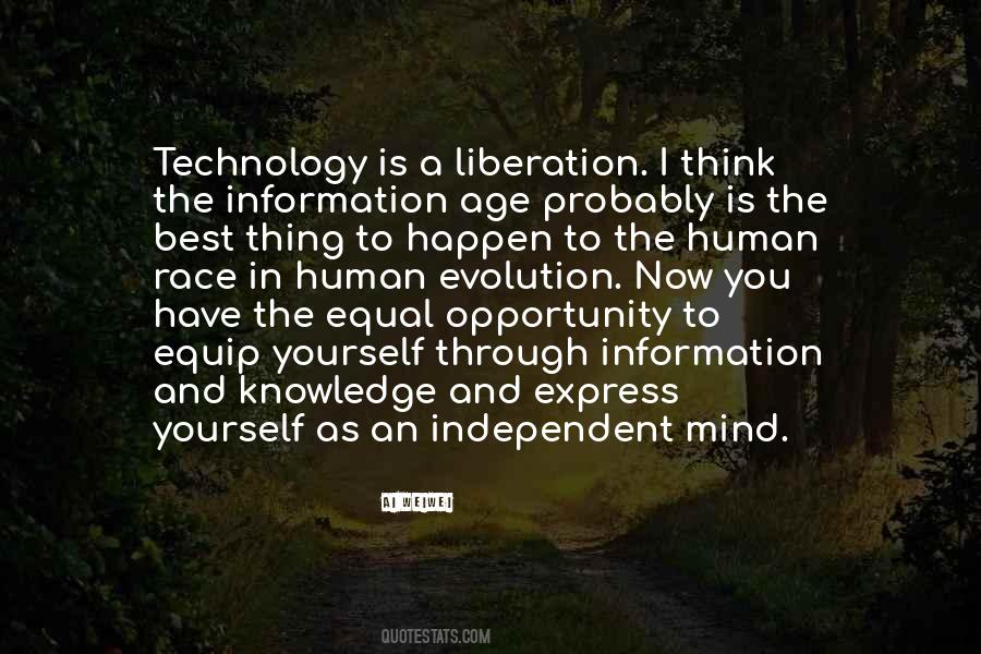 Quotes About Evolution Of Technology #1497748