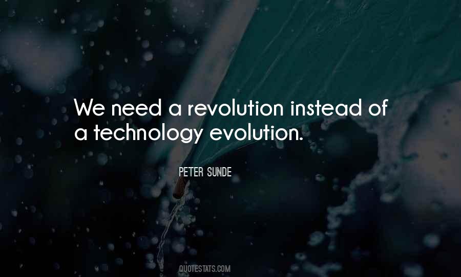 Quotes About Evolution Of Technology #1655528