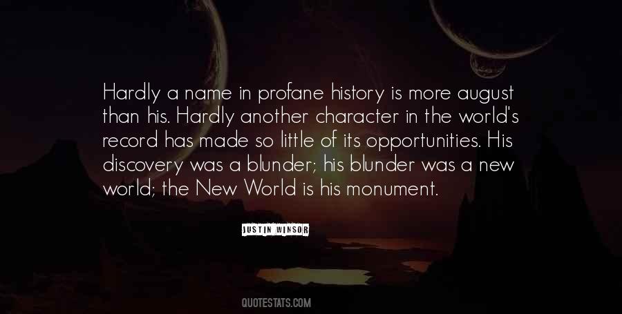 Quotes About The New World #1125381