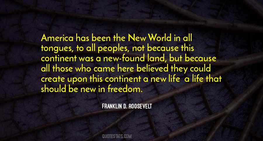 Quotes About The New World #1626858