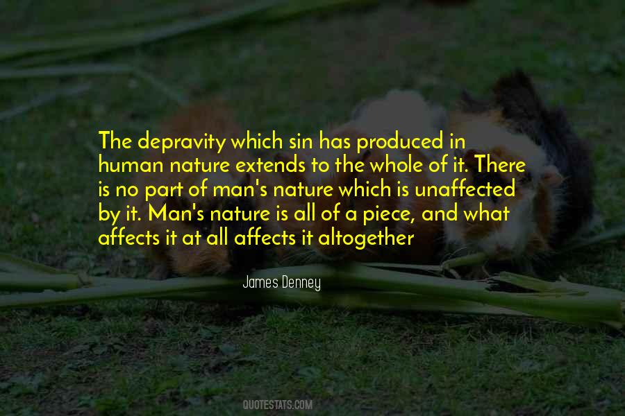 Quotes About Depravity #1218829