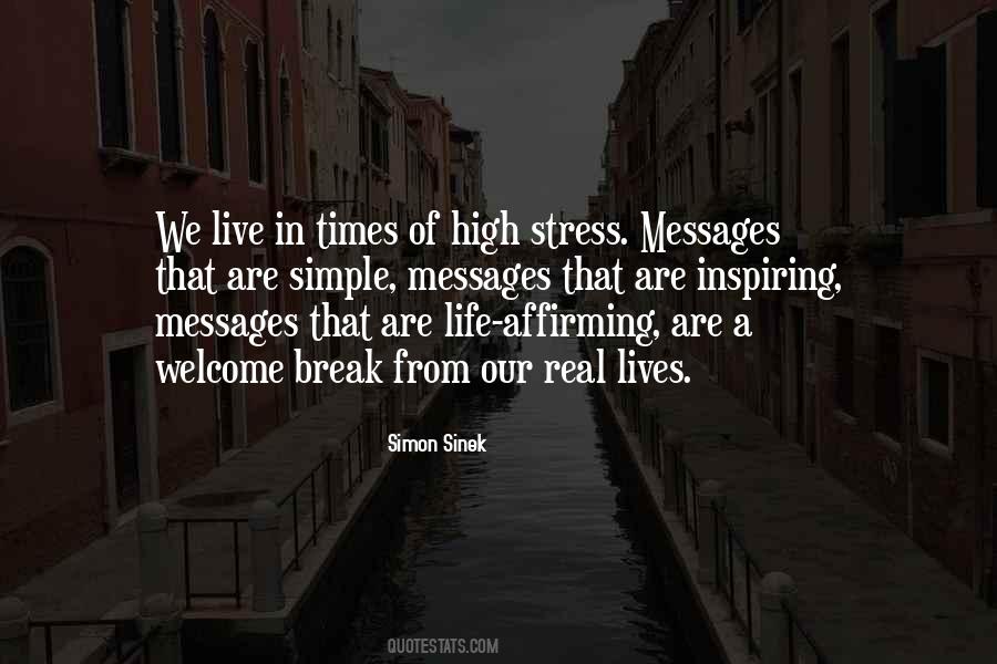 Life Stress Quotes #417794