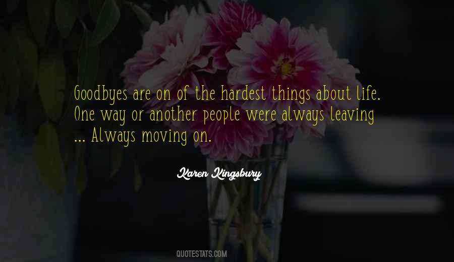 Moving Things Quotes #18766