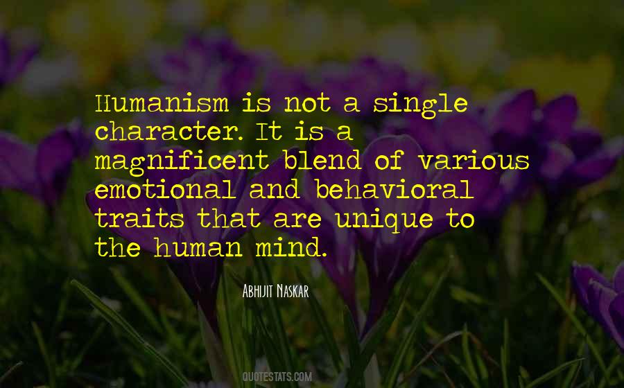 Quotes About Human Traits #1015417