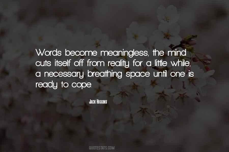 Quotes About Meaningless Words #1356221