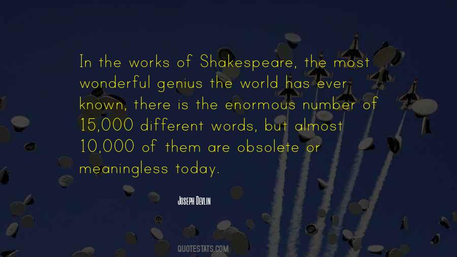 Quotes About Meaningless Words #1766734