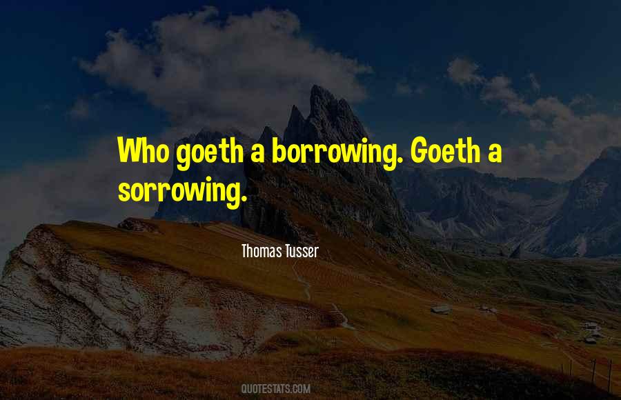 Quotes About Borrowed Money #288848