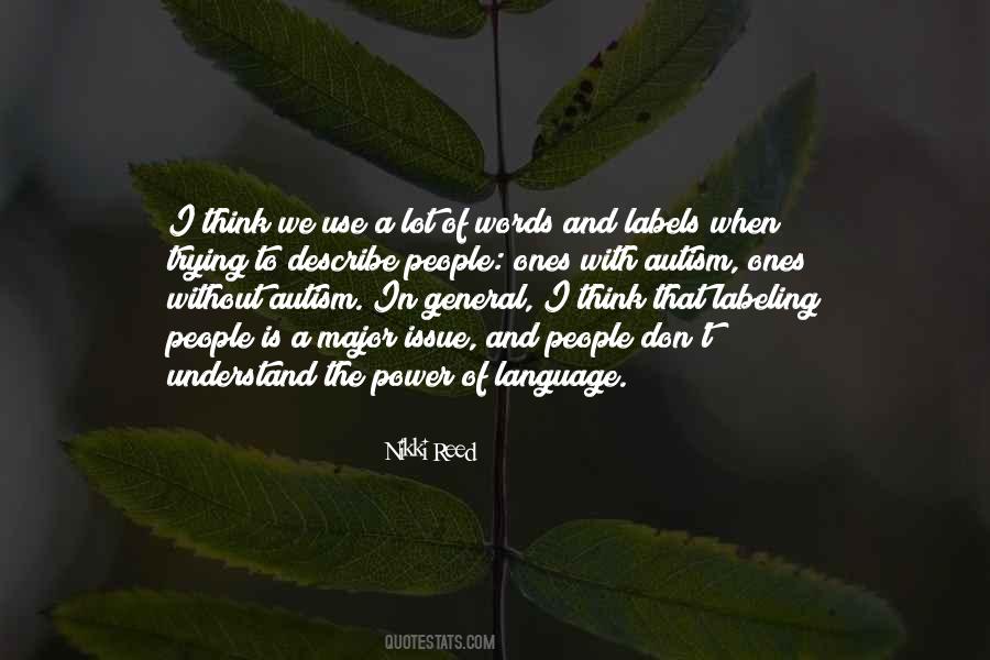 Quotes About Use Of Language #65325