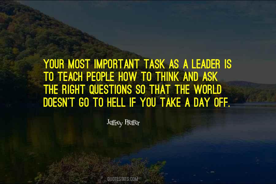 Quotes About World Leadership #365178