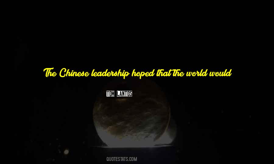 Quotes About World Leadership #400892