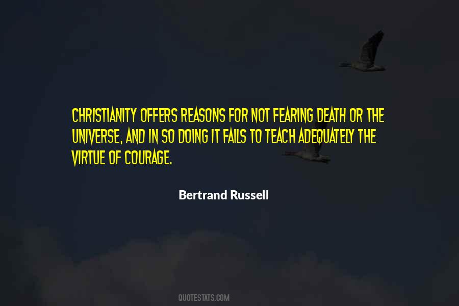 Quotes About Fearing Death #73522