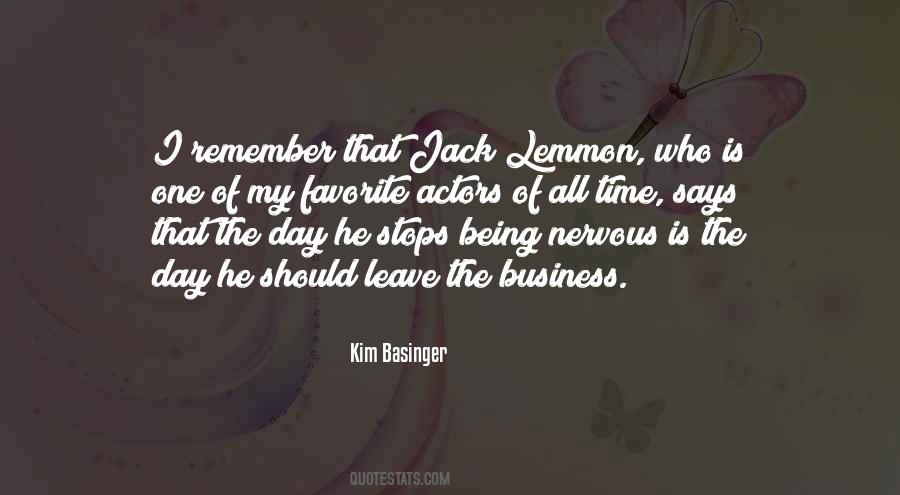 Quotes About Being Nervous #722105