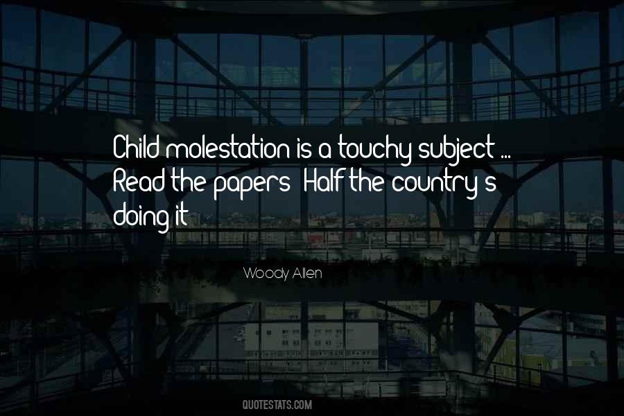 Quotes About Molestation #1737389