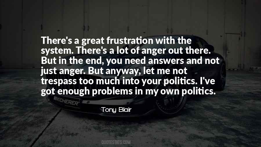 Quotes About Anger Problems #1039436