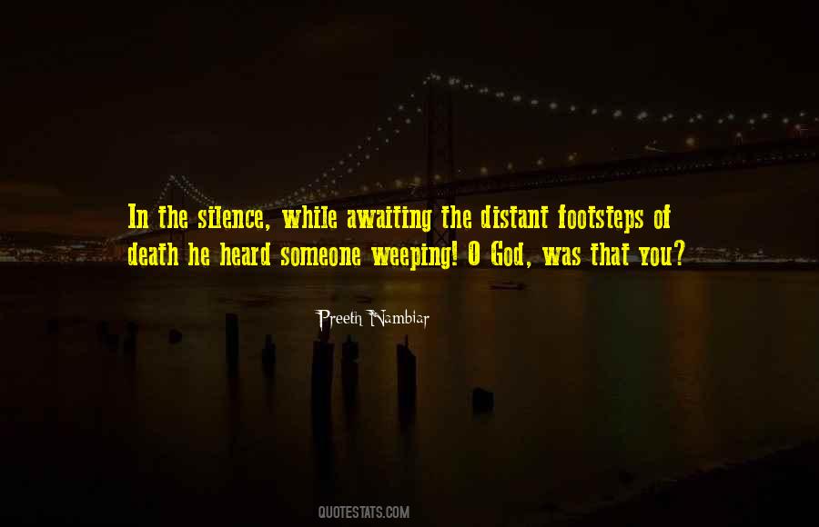 Quotes About Awaiting Death #1105458
