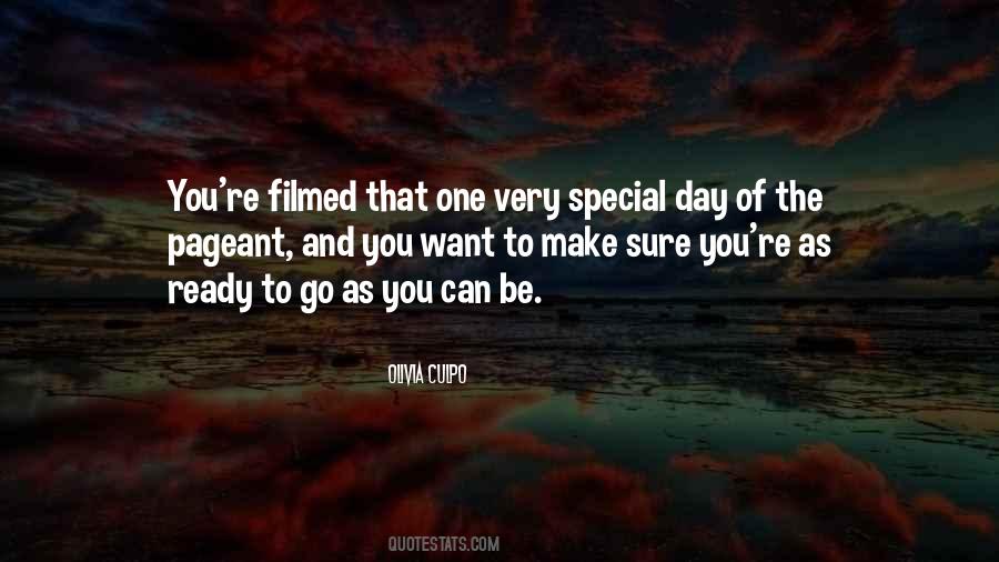 Quotes About One Special Day #781042