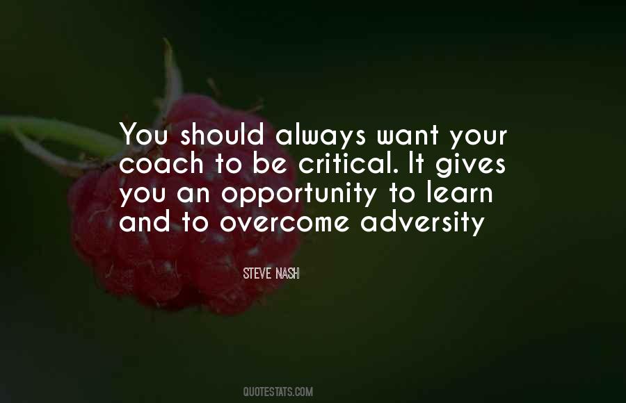 Quotes About Overcome Adversity #1249536