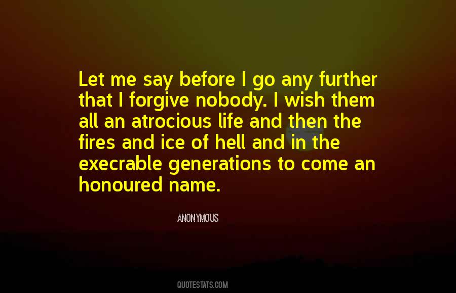Quotes About Hell Life #13910