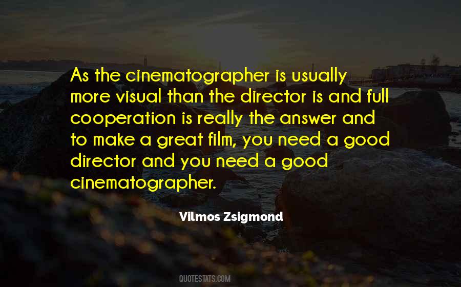 Quotes About Directors Film #510520