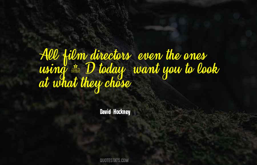 Quotes About Directors Film #575574