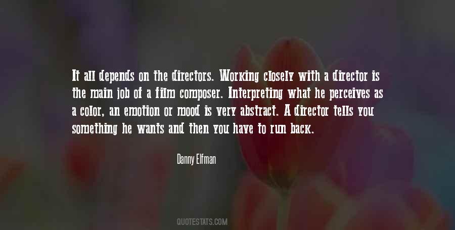 Quotes About Directors Film #664143