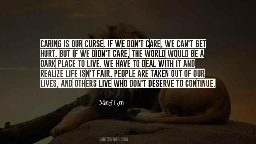 Caring World Quotes #1652874