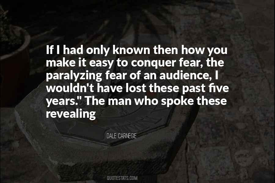 Quotes About Fear Of The Past #79825