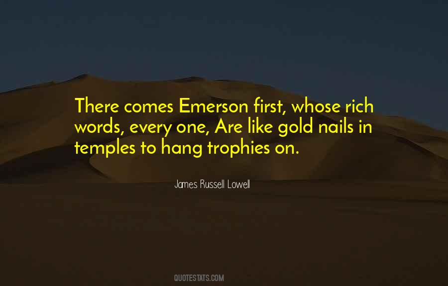 Quotes About Emerson #1223622