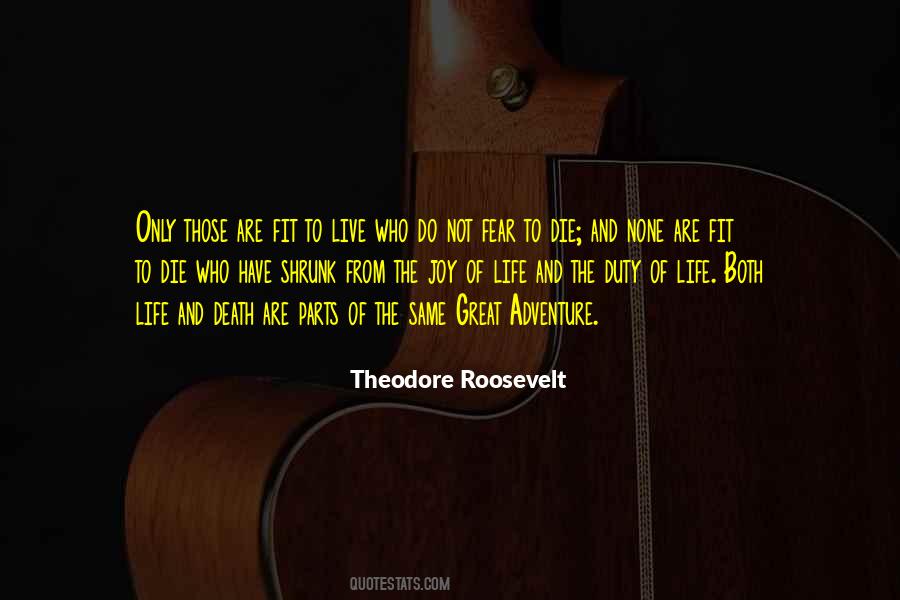 Fear Roosevelt Quotes #1296246