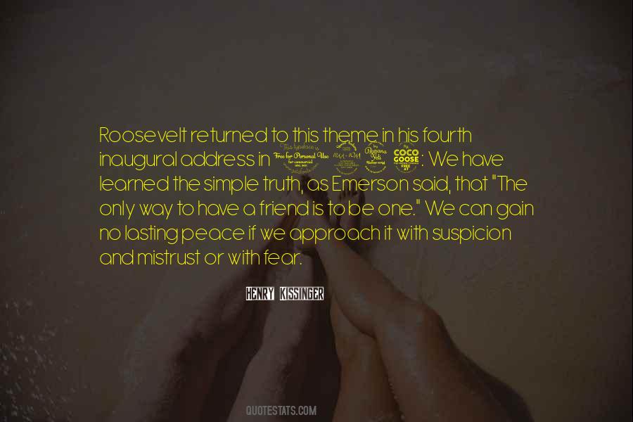 Fear Roosevelt Quotes #1523438