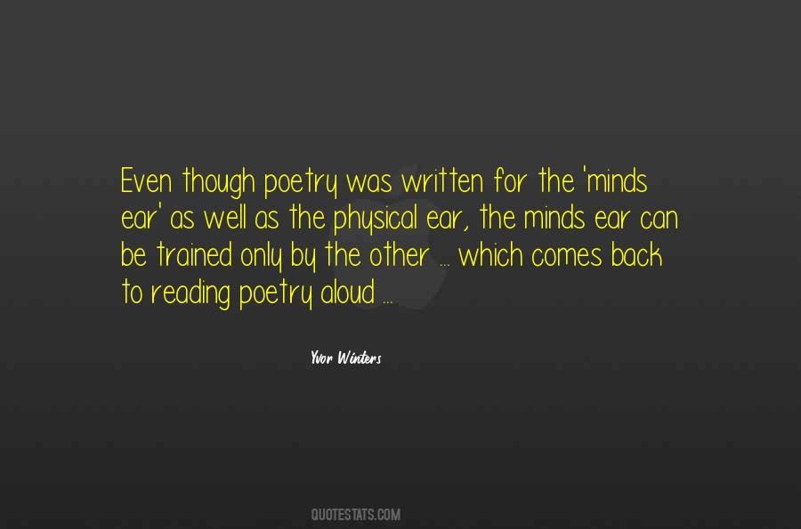 Poetry Was Quotes #997448