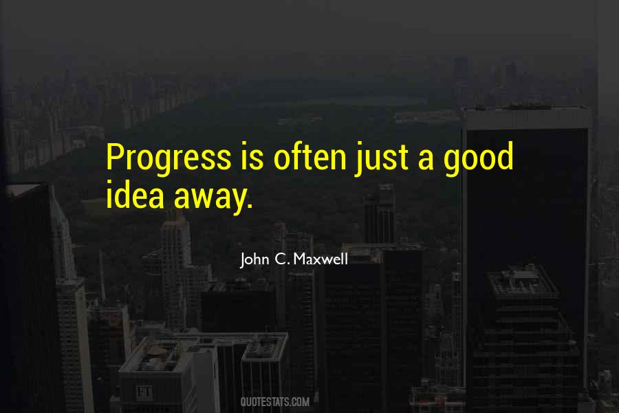 Good Progress Quotes #256349