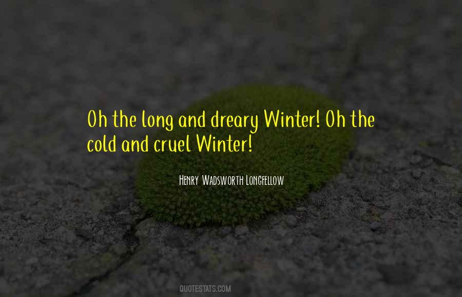 Quotes About Cold And Winter #5085