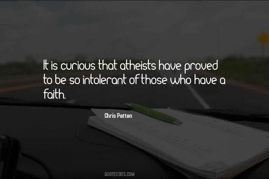 Quotes About Faith Atheist #932799