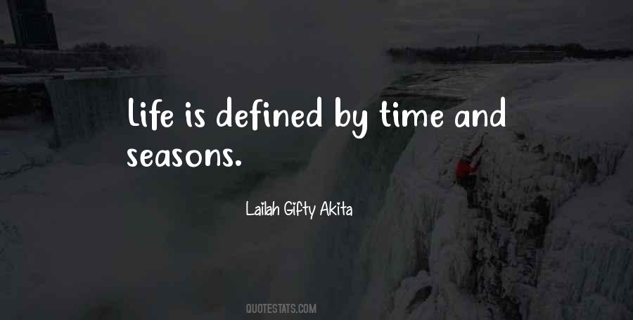 Quotes About Seasons And Time #918960