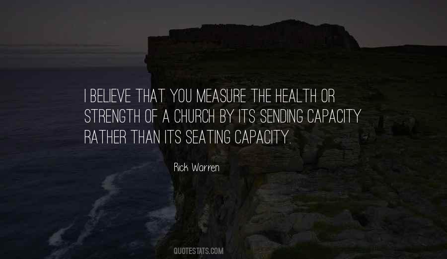 Measure Myself In Strength Quotes #227015