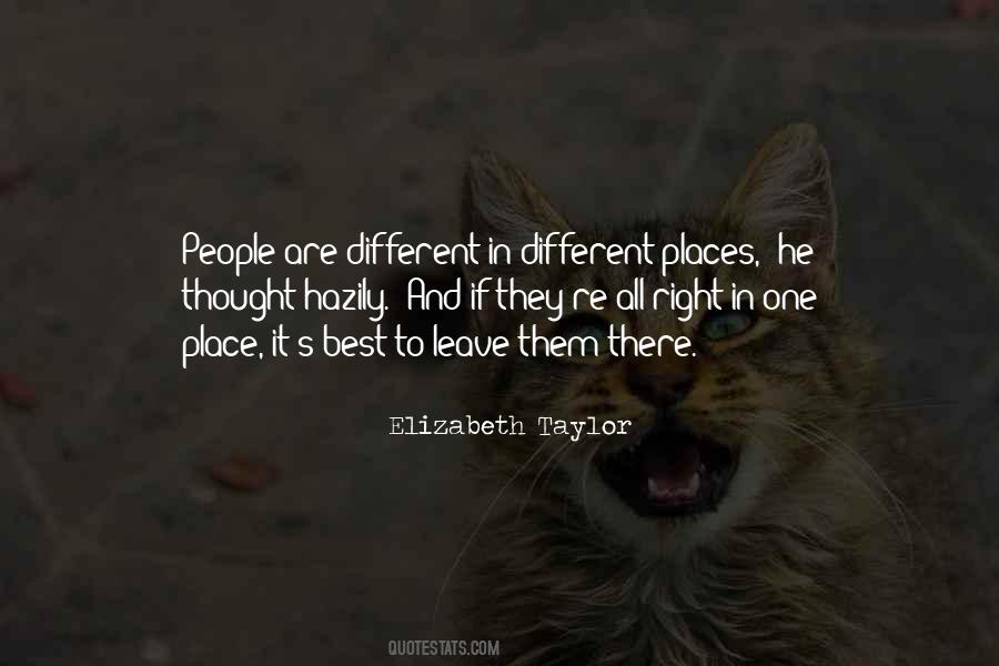 Right Places Quotes #793749