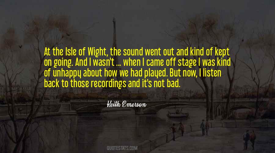 Quotes About Isle Of Wight #1878507