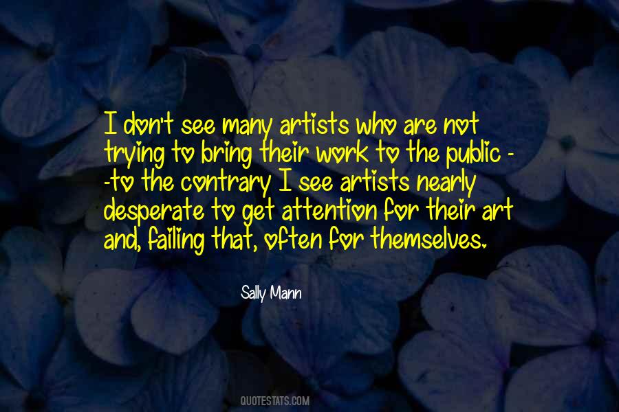 Quotes About Artists Work #104134