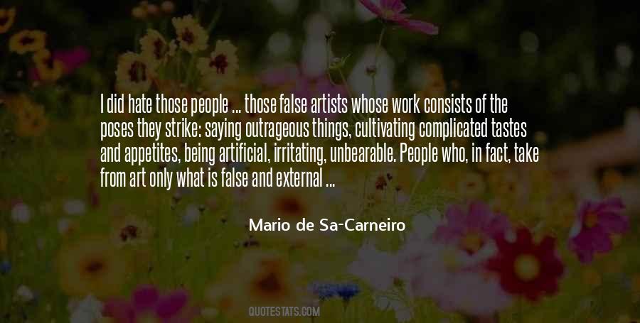 Quotes About Artists Work #263935