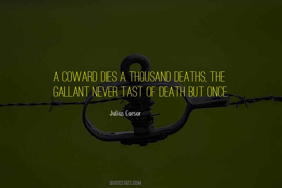 Quotes About Julius Caesar's Death #762316