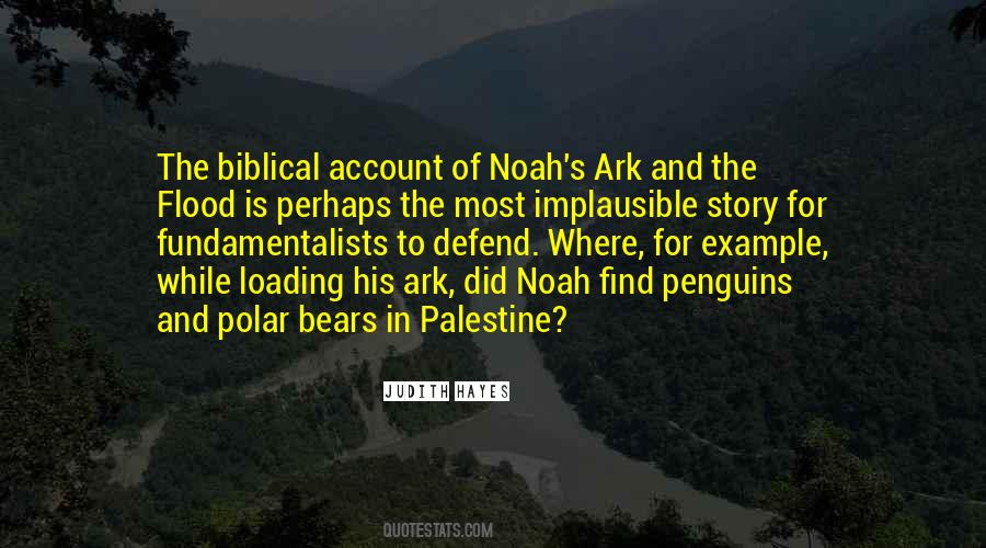 Quotes About Noah's Ark #1064361