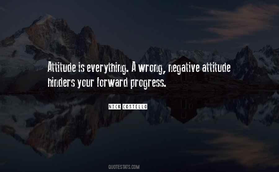 Quotes About A Negative Attitude #526209