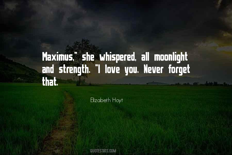 Love And Moonlight Quotes #1341657