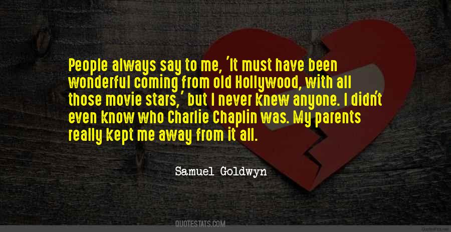 Quotes About Old Hollywood #1648395